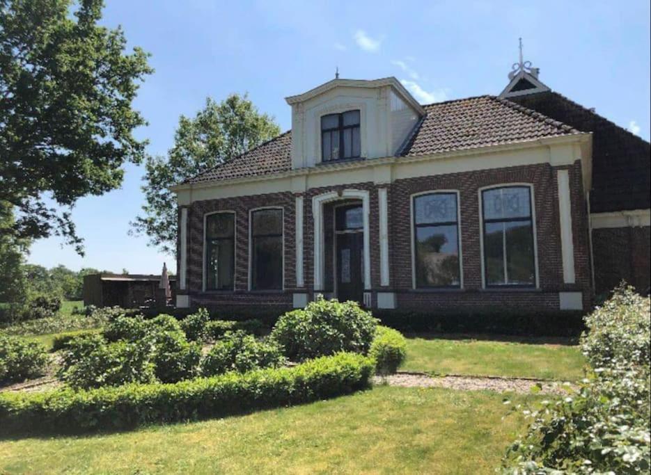 Statige Boerderijwoning Met Vrij Uitzicht En Tuin Villa Hoogzand Exteriör bild